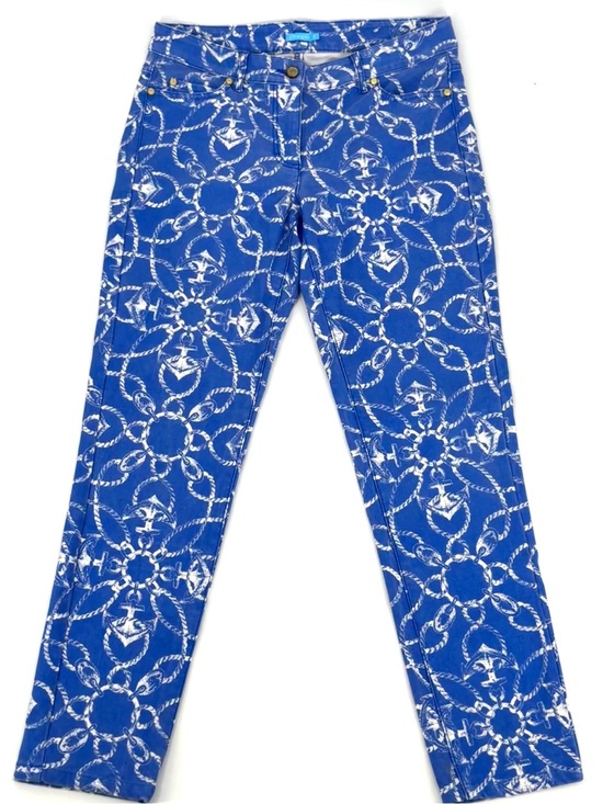 J Mclaughlin Denim - J McLAUGHLIN Nautical Anchor & Rope Print LEXI Jeans